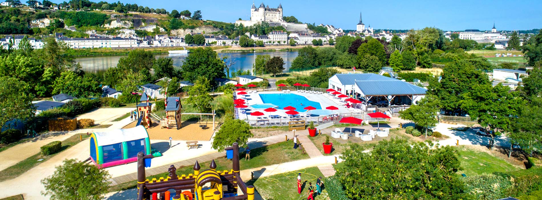 camping familial en bord de loire