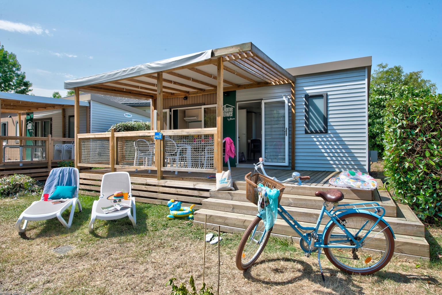 Homeflower Premium 26.5m² (2 chambres) + CLIM + terrasse semi-couverte + TV + draps + serviettes